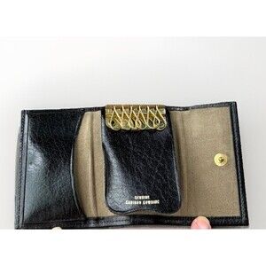 Black Key Case Holder Leather